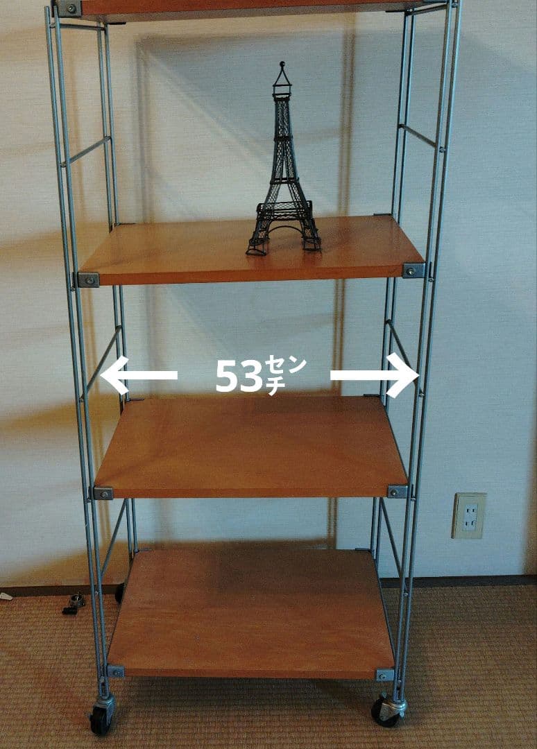 無印良品(MUJI)の人気のオーク材×ステンレス ユニットシェルフ