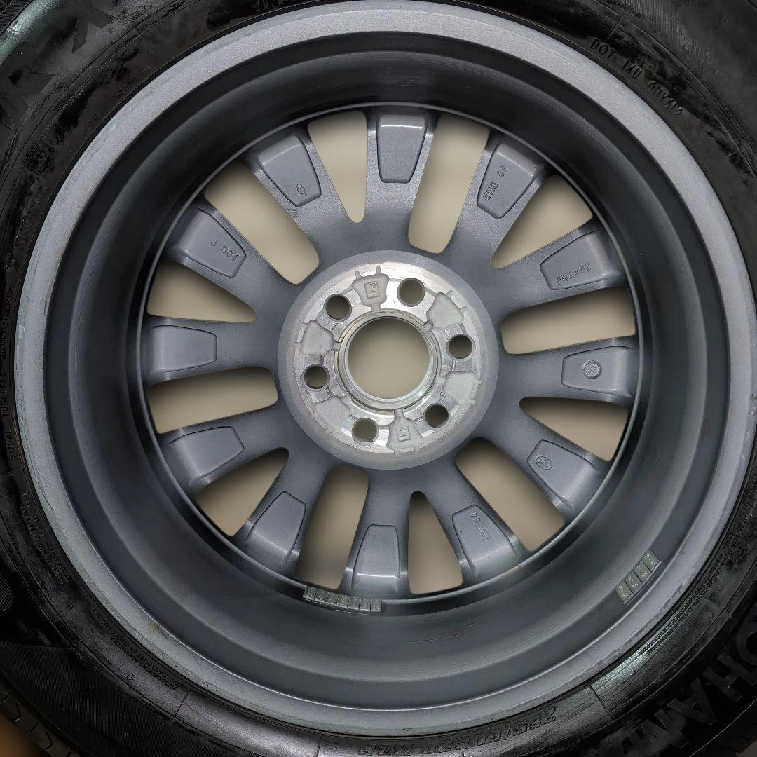 新車外し ランクル250ZX 20インチ 純正アルミ＆ヨコハマタイヤ4本セット