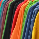 Photo of some colourful clothes sold in the shop